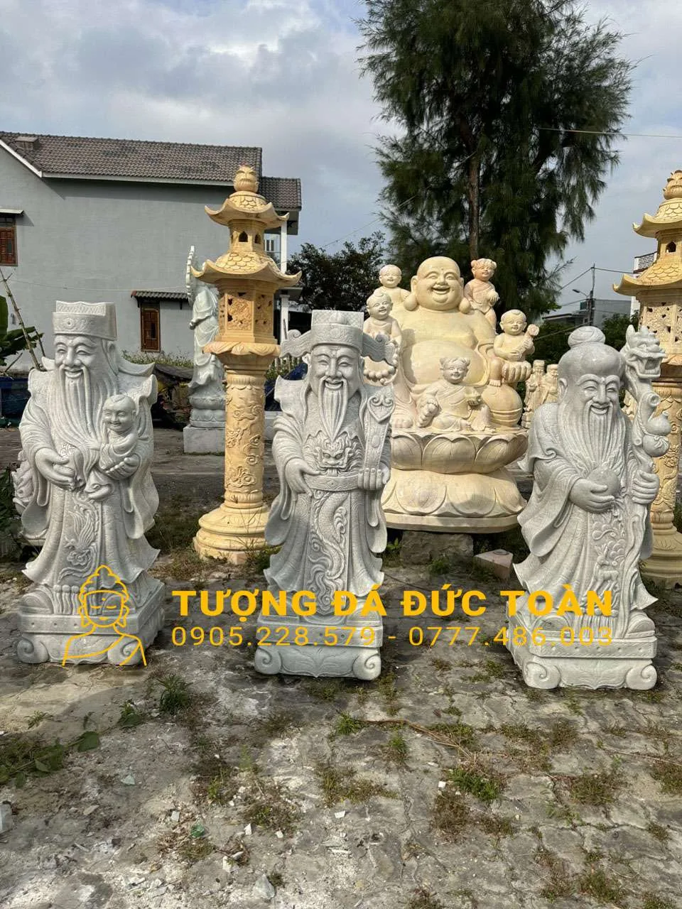 TƯỢNG PHƯỚC – LỘC – THỌ ĐÁ ĐẸP