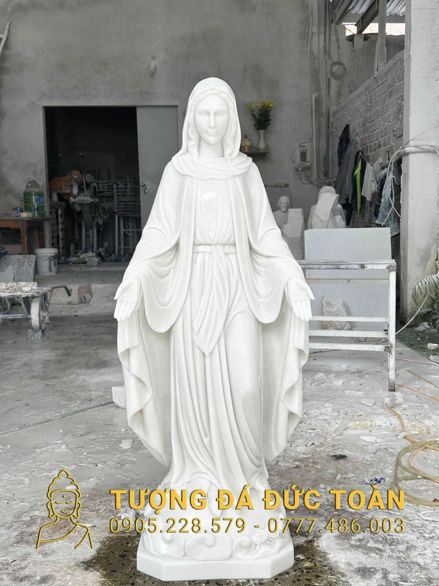 TƯỢNG ĐỨC MẸ BAN ƠN CAO 1,5M GIAO VỀ HUẾ