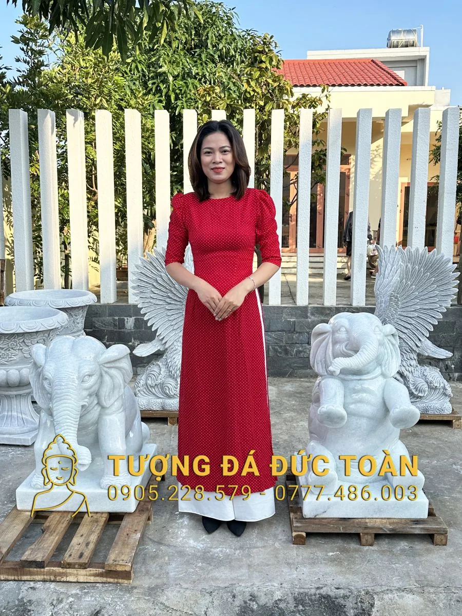Điêu Khắc Tượng Voi Bằng Đá Theo Mẫu Yêu Cầu VOI_31 – Uy Nghi, Chiêu Tài & Trấn Trạch