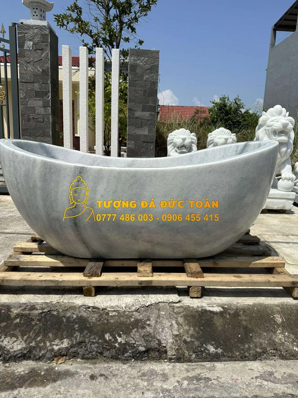 Bồn Tắm Đá Cẩm Thạch Đẹp – Đỉnh Cao Thư Giãn & Sang Trọng Độc Bản