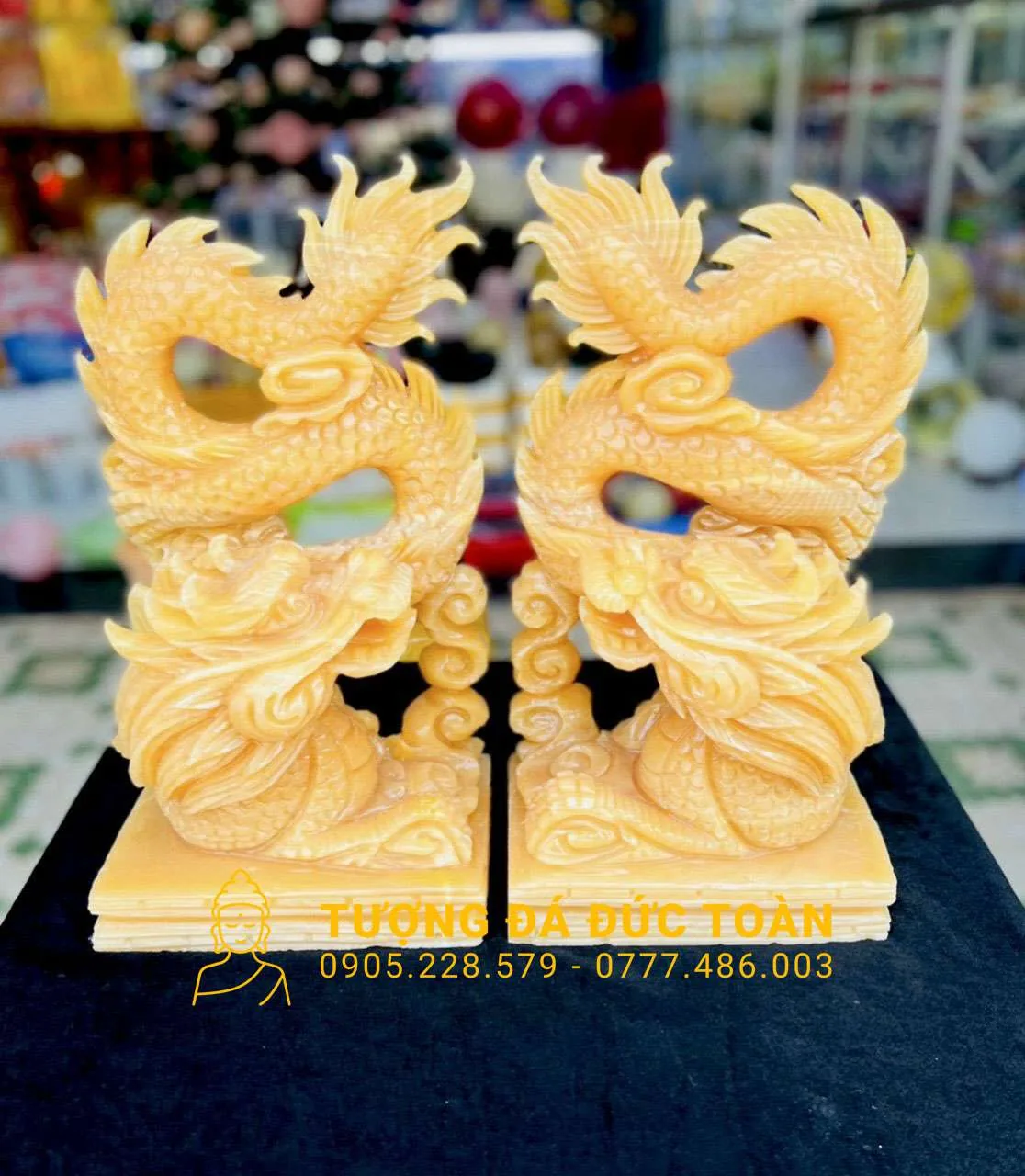 Rồng Đá Để Bàn Ngọc Hoàng Long – Chiêu Tài Tấn Bảo & Khẳng Định Quyền Uy