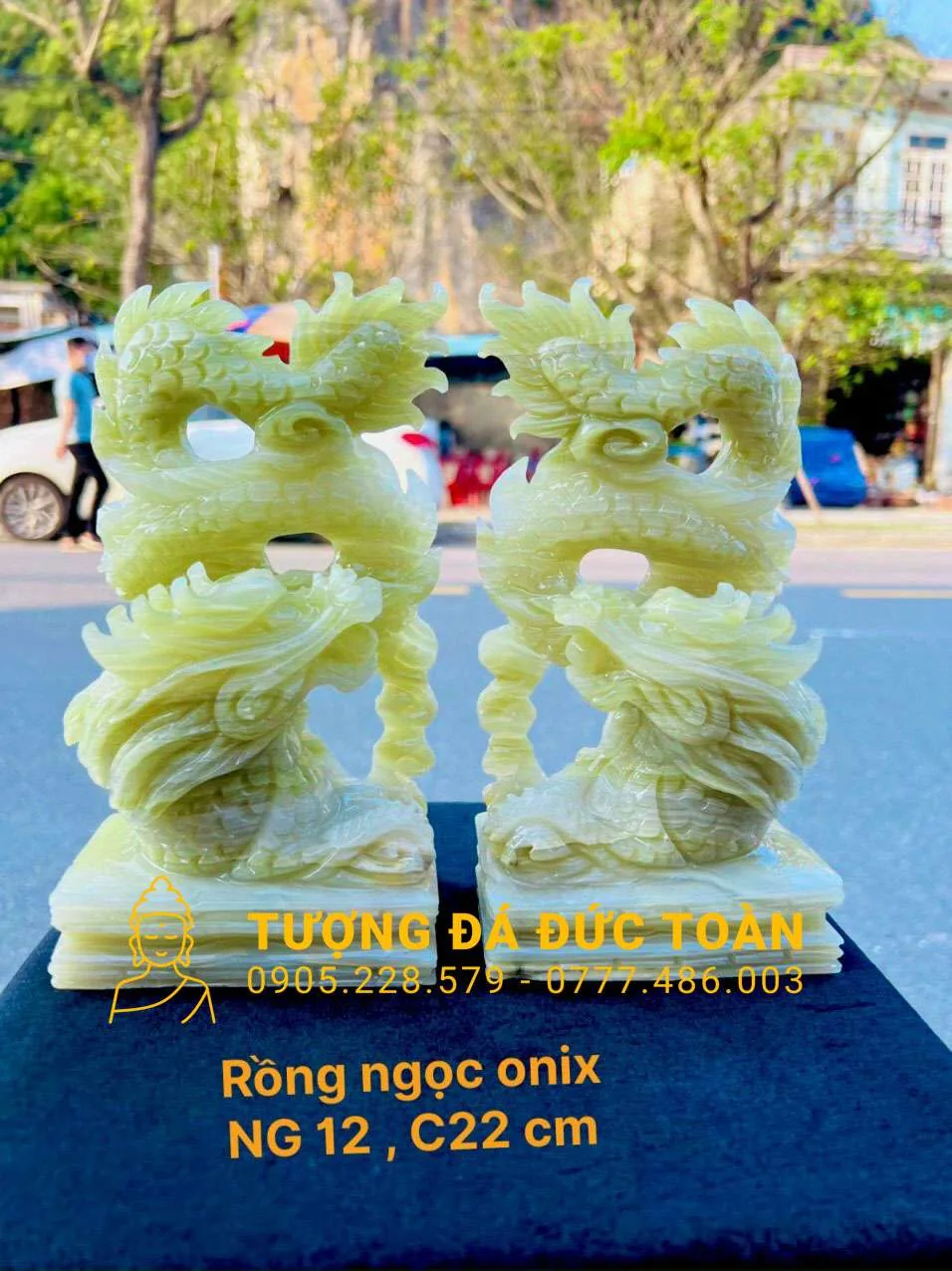 Rồng Đứng Ngọc Pakittan Để Bàn – Uy Nghi, Chiêu Tài Lộc & Hóa Giải Sát Khí