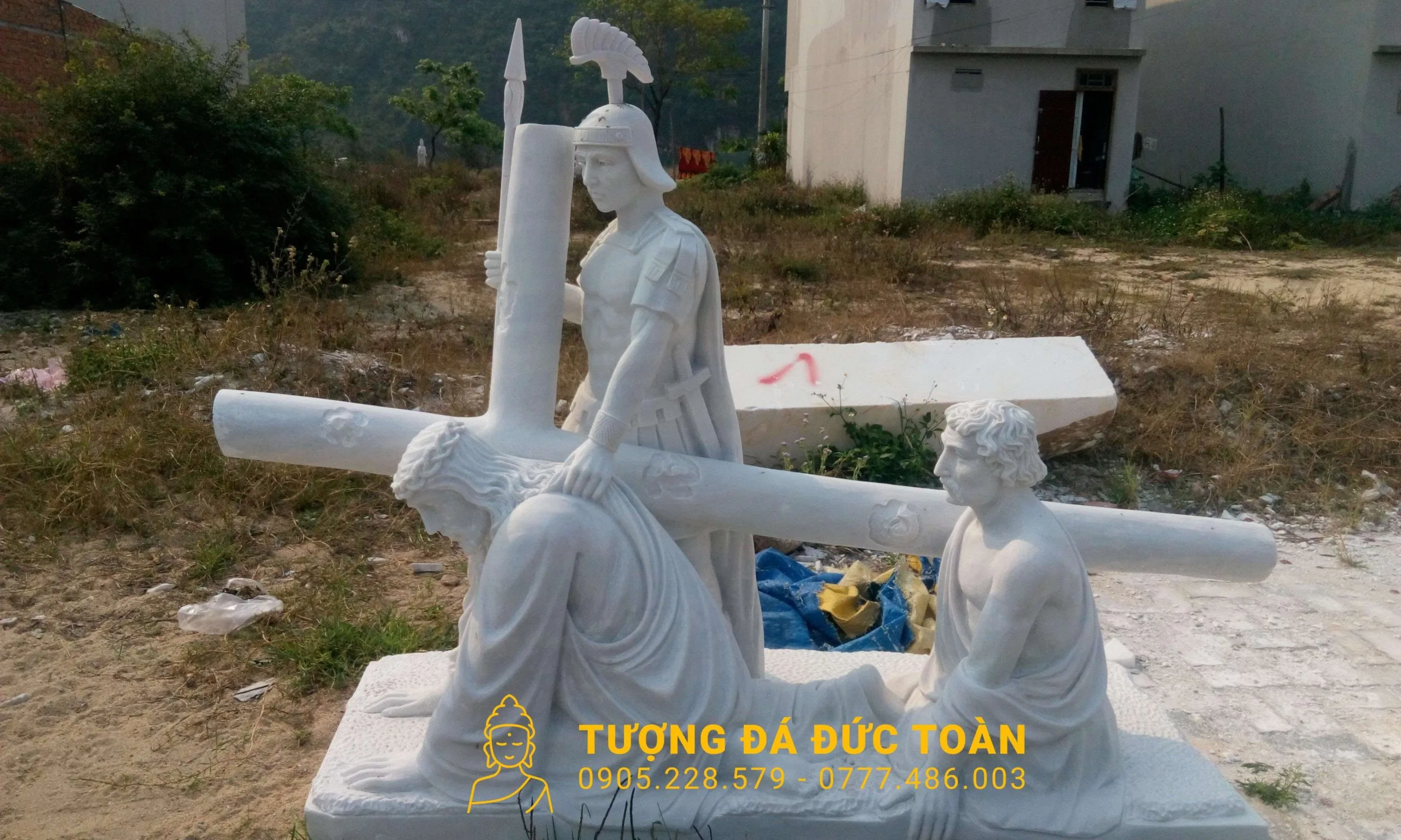Tượng 14 Chặng Đàn Thánh Giá Đá Tự Nhiên – Tuyệt Tác Đức Tin Uy Nghiêm