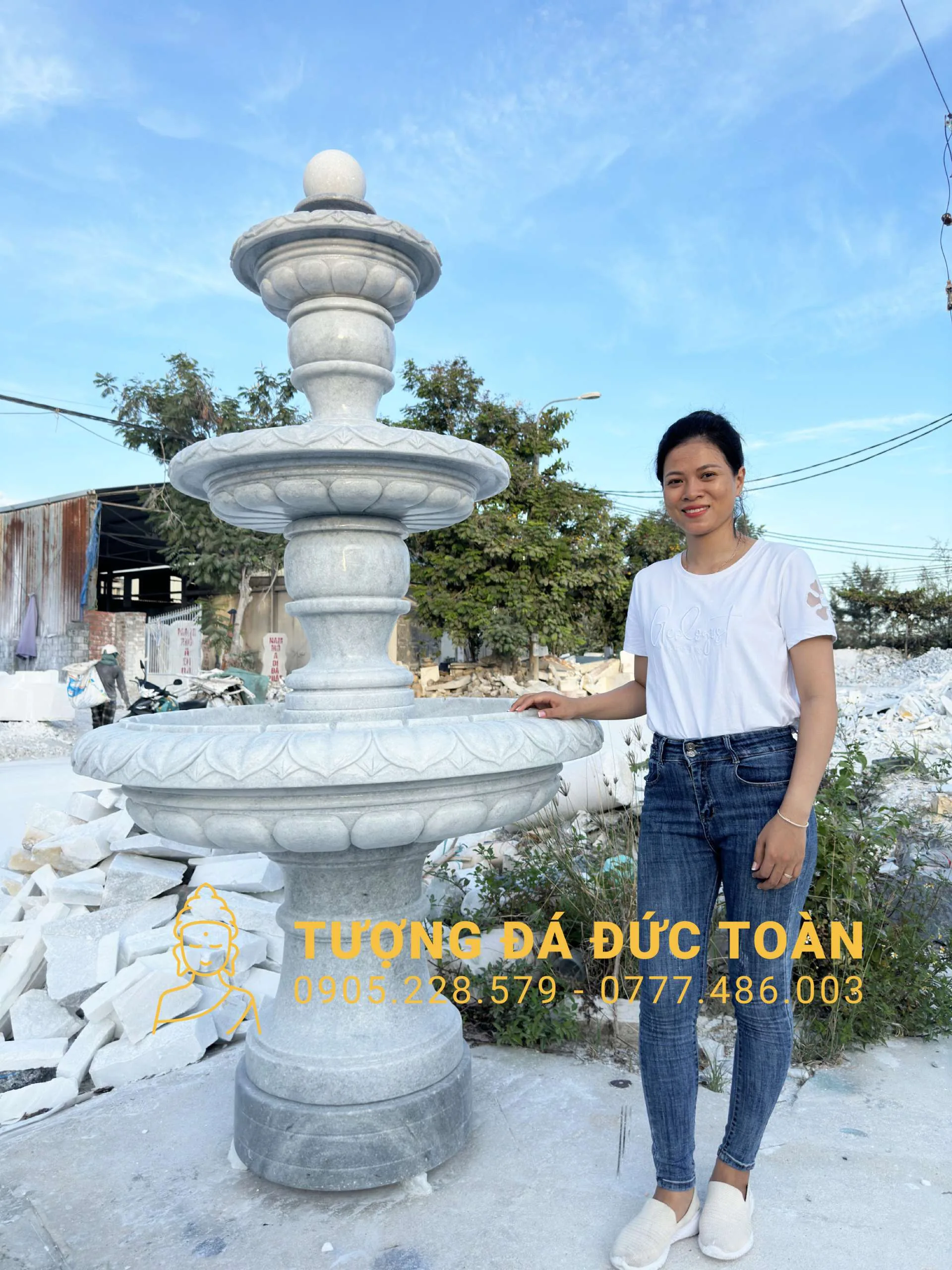 ĐÀI PHUN NƯỚC BẰNG ĐÁ TỰ NHIÊN: Tuyệt Tác Phong Thủy Uy Nghiêm Và Đẳng Cấp