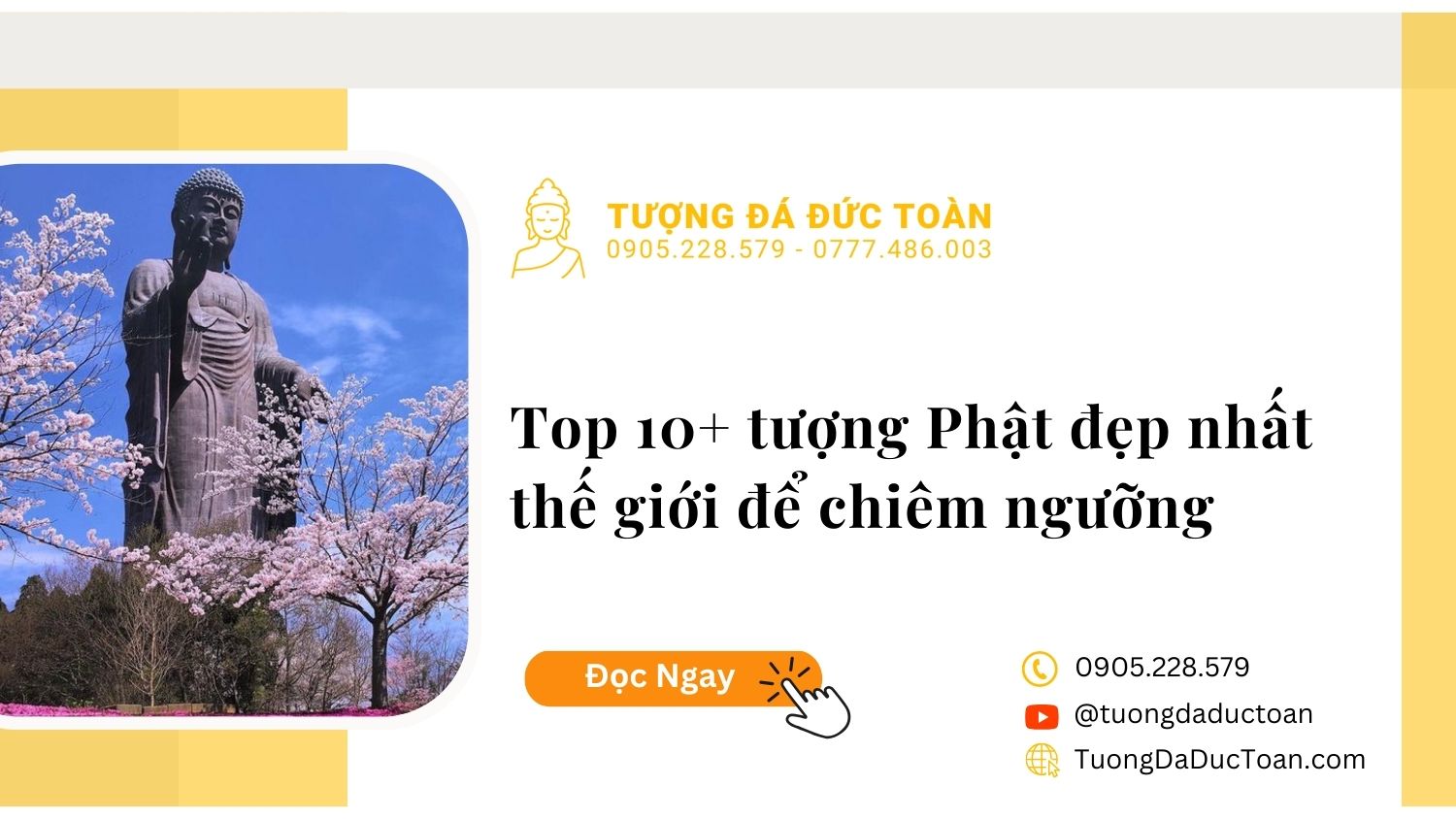 Top 10+ tượng Phật đẹp nhất thế giới để chiêm ngưỡng