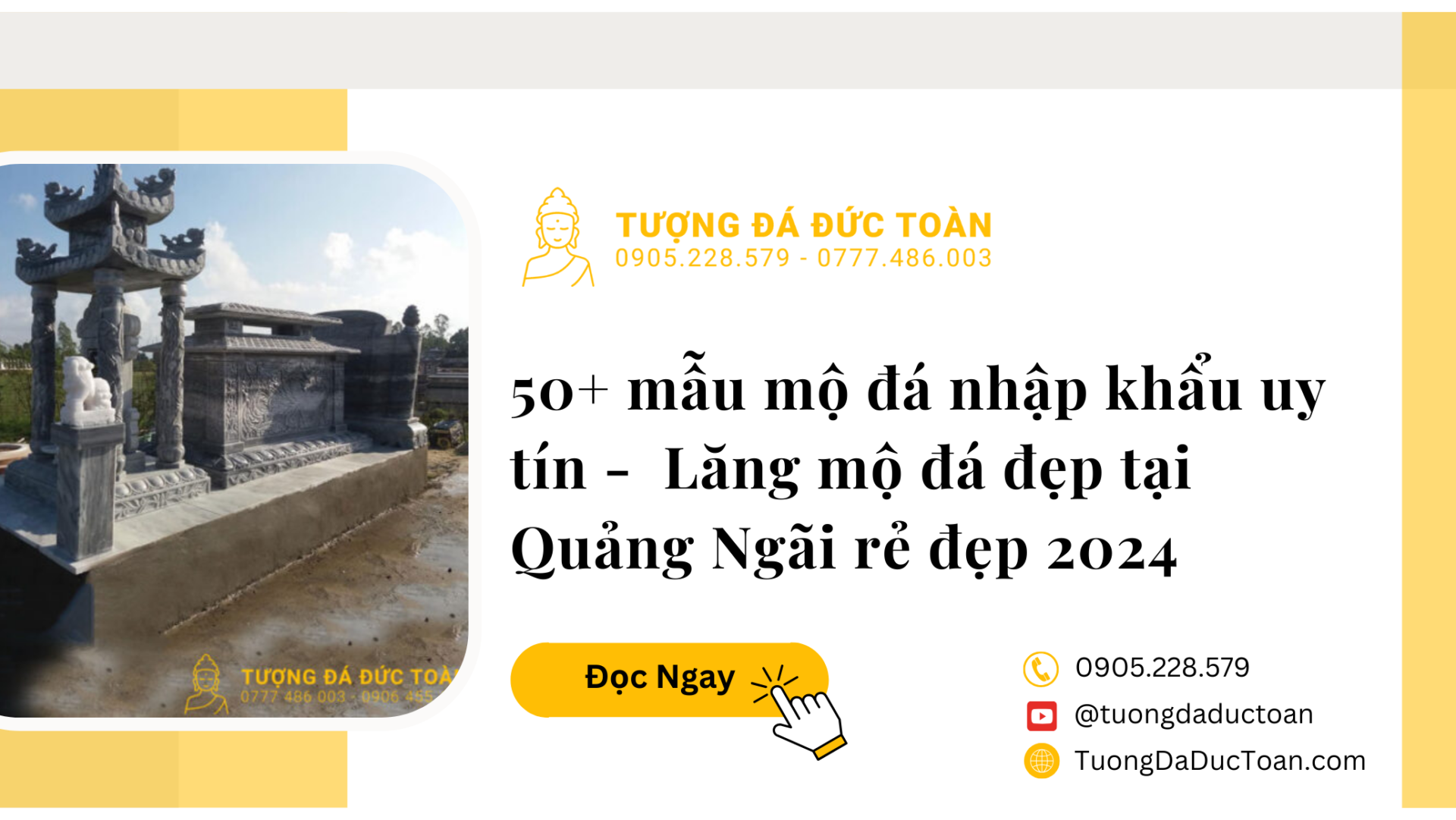 50+ mẫu mộ đá nhập khẩu uy tín –  Lăng mộ đá đẹp tại Quảng Ngãi rẻ đẹp 2024