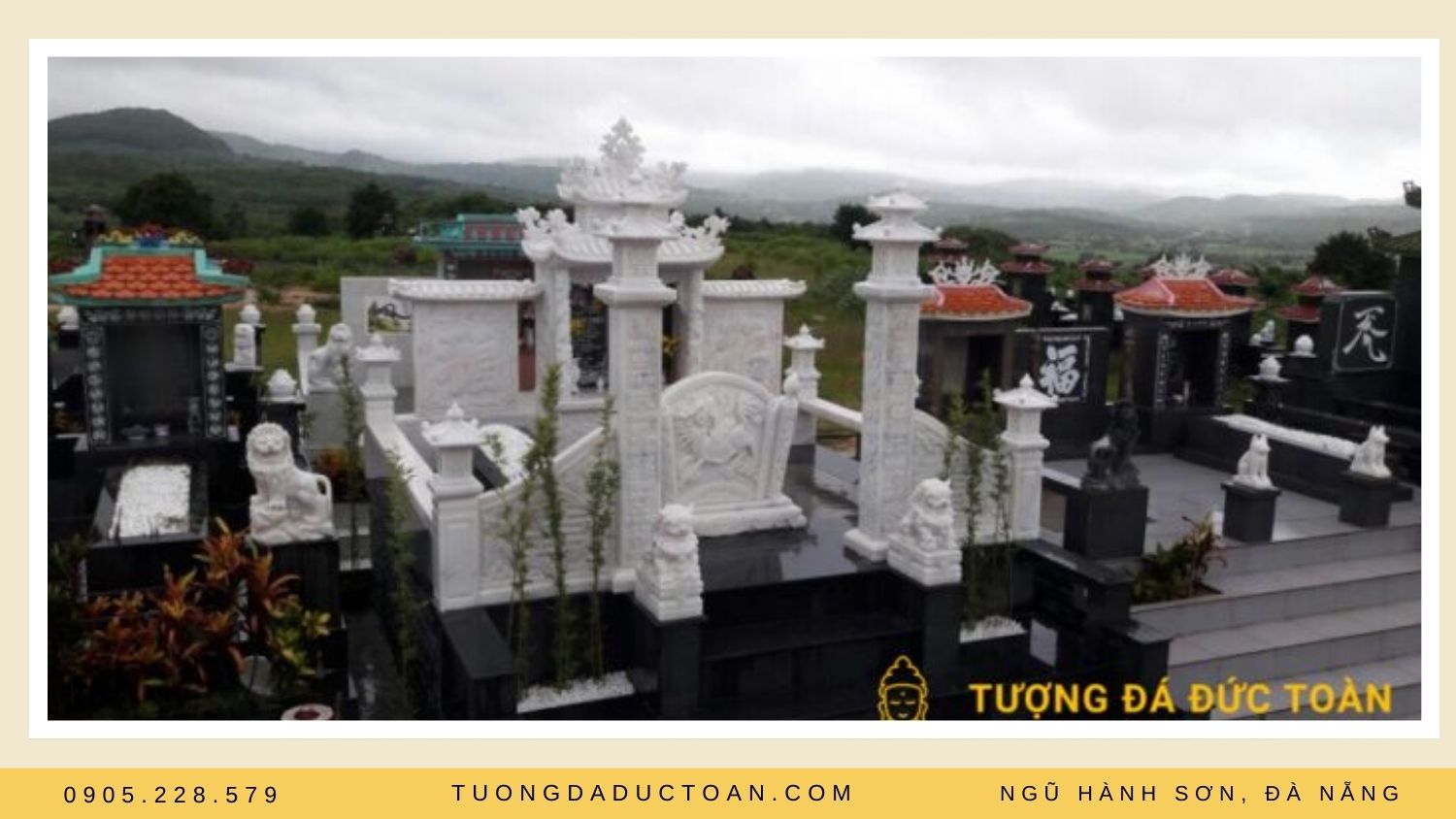 Cột - trụ đá đẹp làm từ đá khối tự nhiên