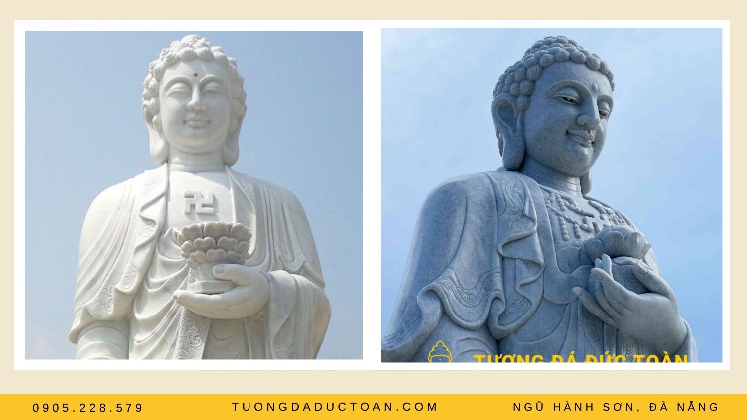 Tượng Phật A di Đà đứng đẹp
