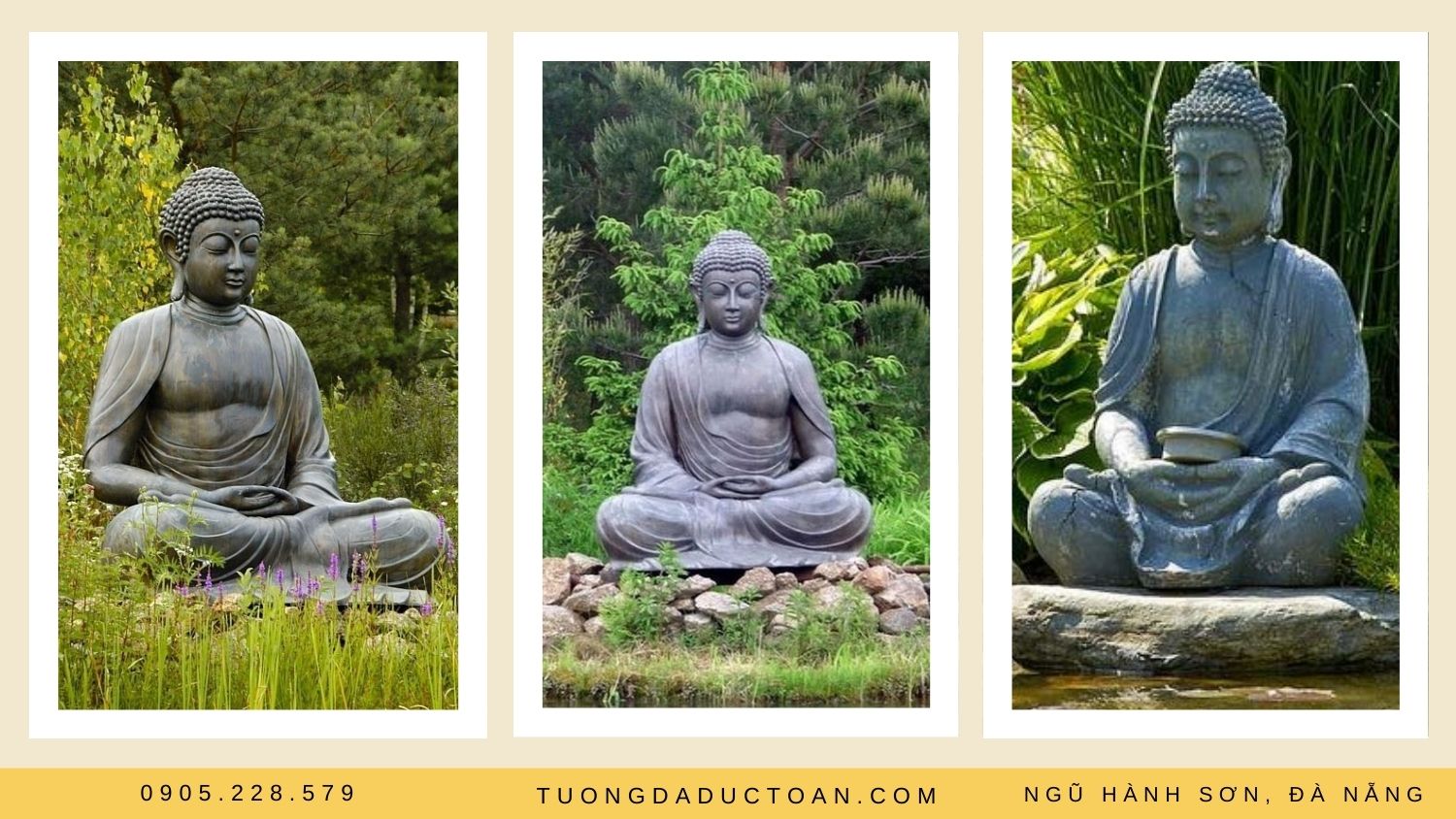 Tượng phật sân vườn 