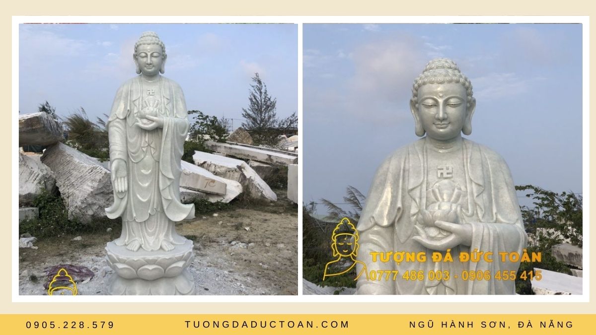 Tượng Phật A Di Đà đứng đẹp