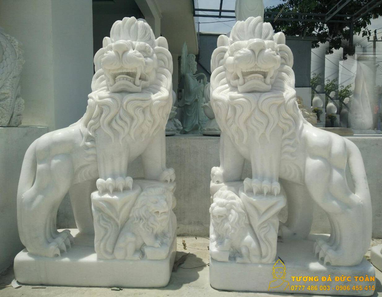 Tượng Sư Tử Đá Non Nước - Tượng Đá Đức Toàn