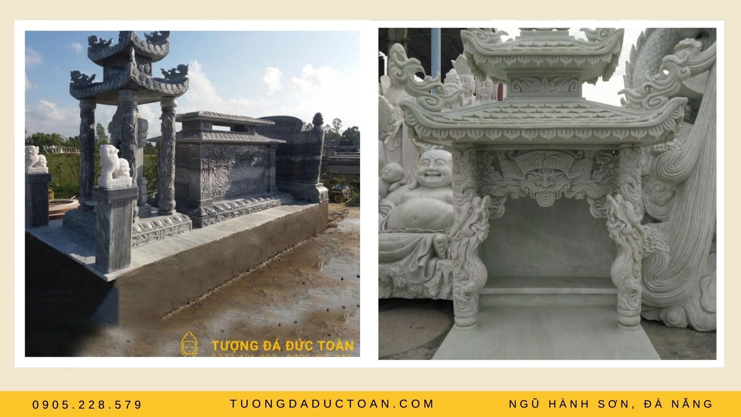Lăng mộ và khóm thờ đá