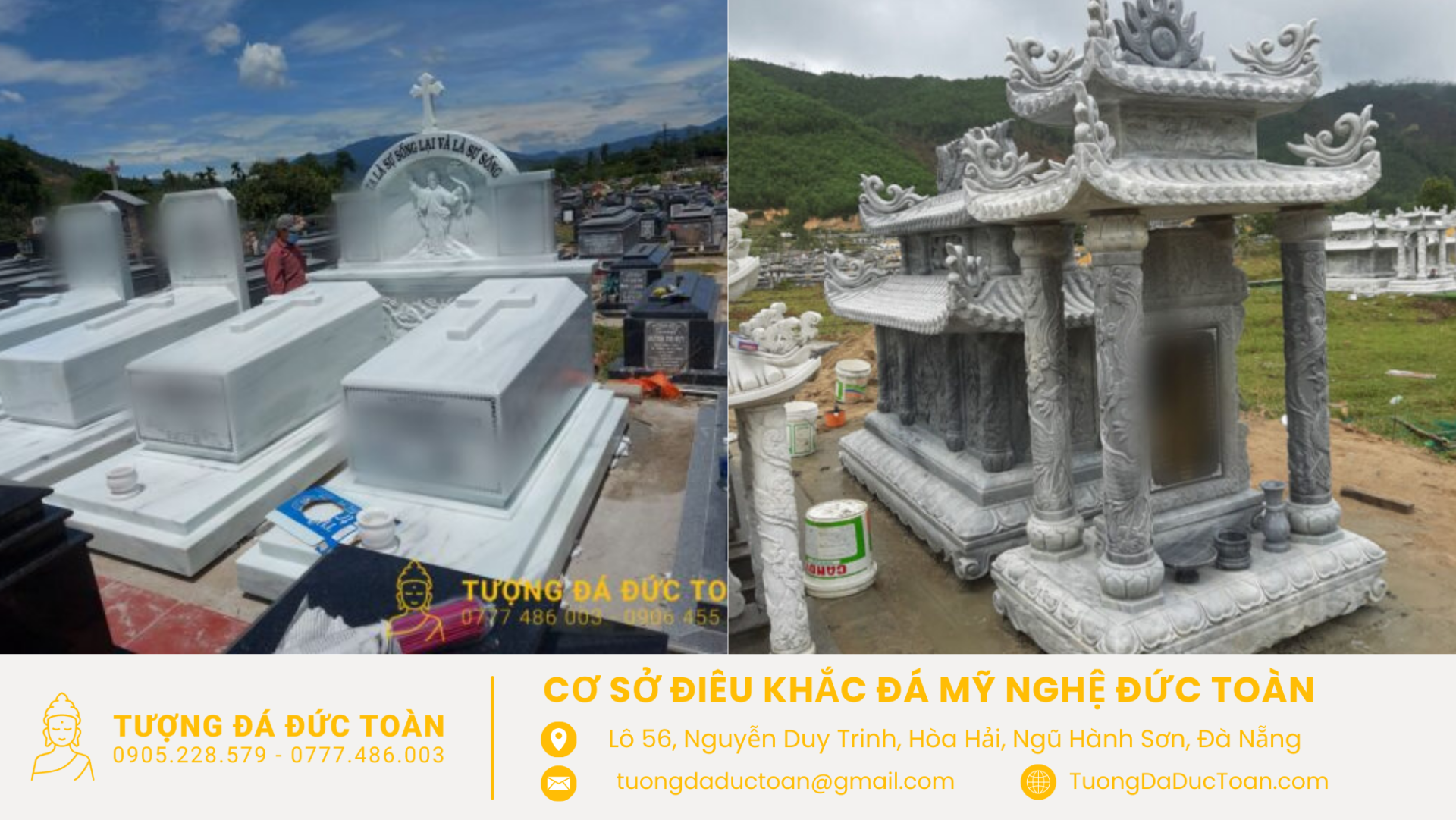 50+ mẫu mộ đá nhập khẩu uy tín - Lăng mộ đá đẹp tại Quảng Ngãi