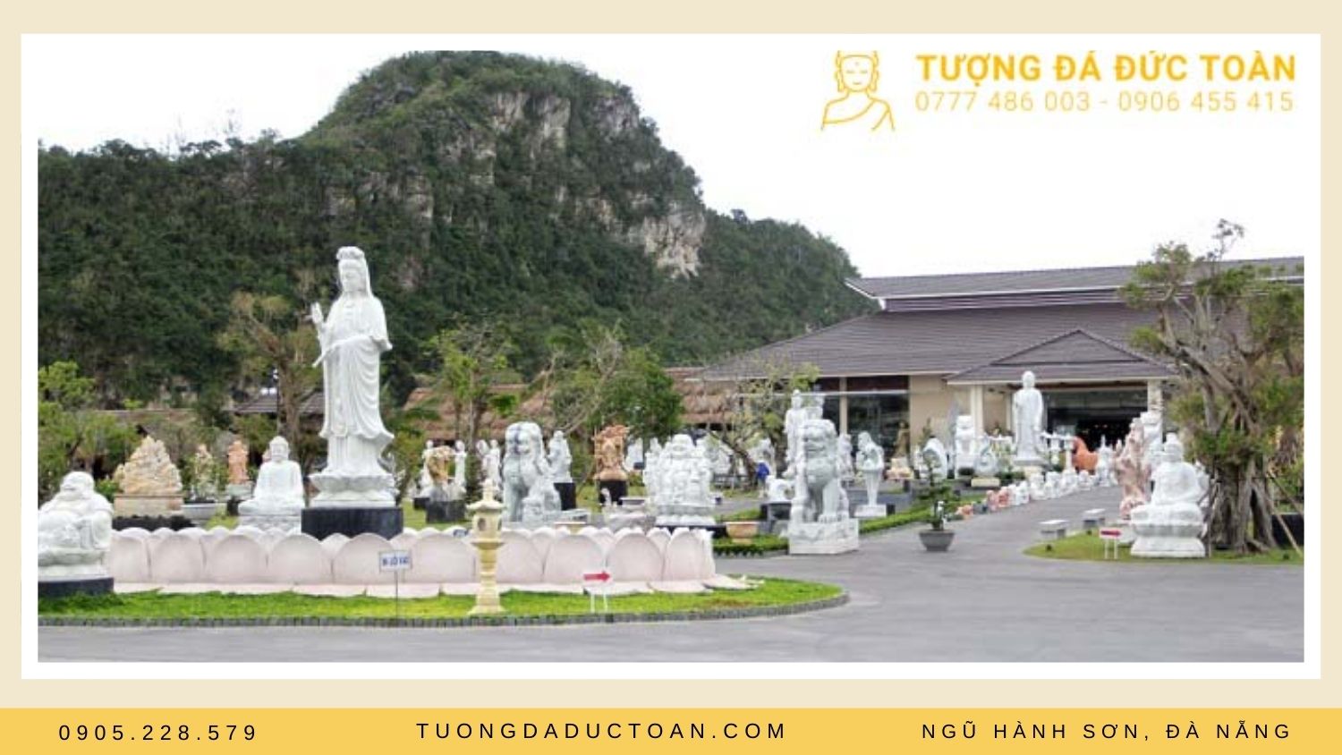 cảnh quan khu danh thắng Ngũ Hành Sơn và làng nghề đá non nước