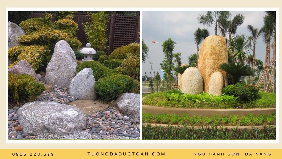 Đá tảng Hang Mai trang trí sân vườn được yêu thích hiện nay