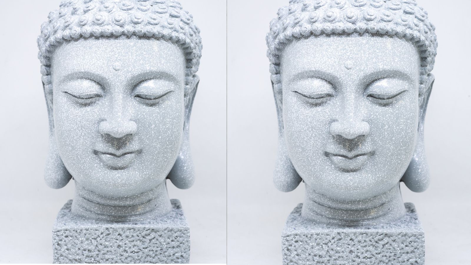 Đầu tượng Phật bằng đá