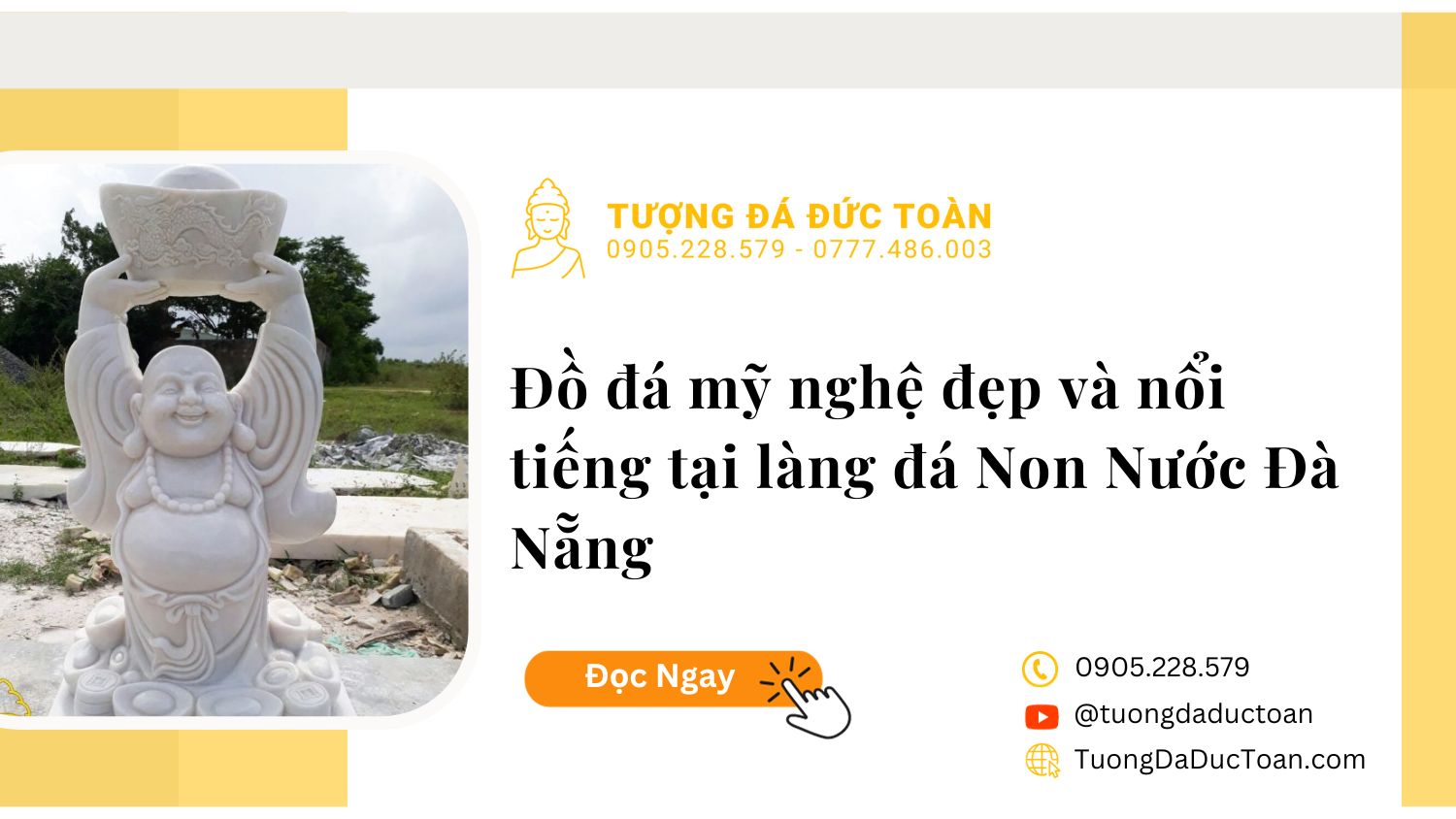 Đồ đá mỹ nghệ đẹp và nổi tiếng tại làng đá Non Nước Đà Nẵng 