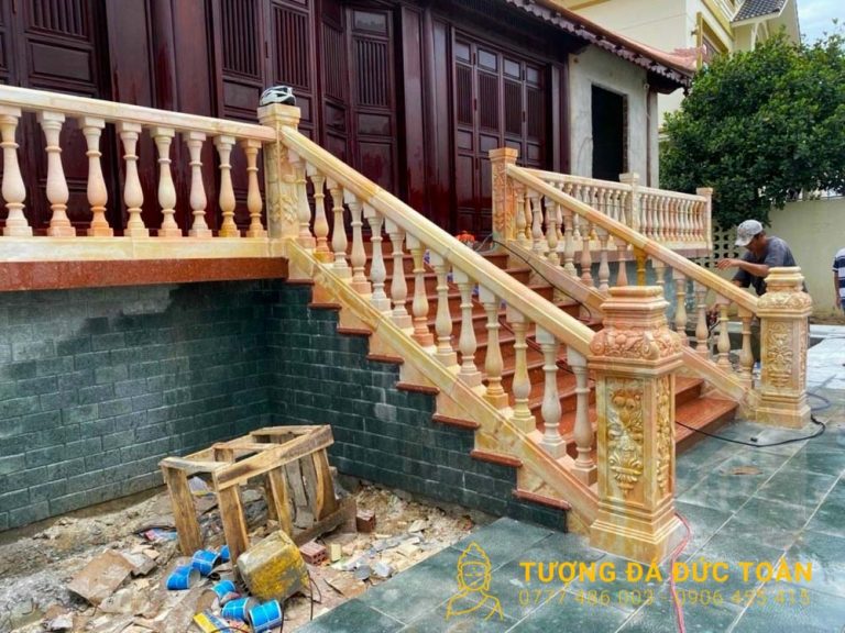 Lan can đá tự nhiên
