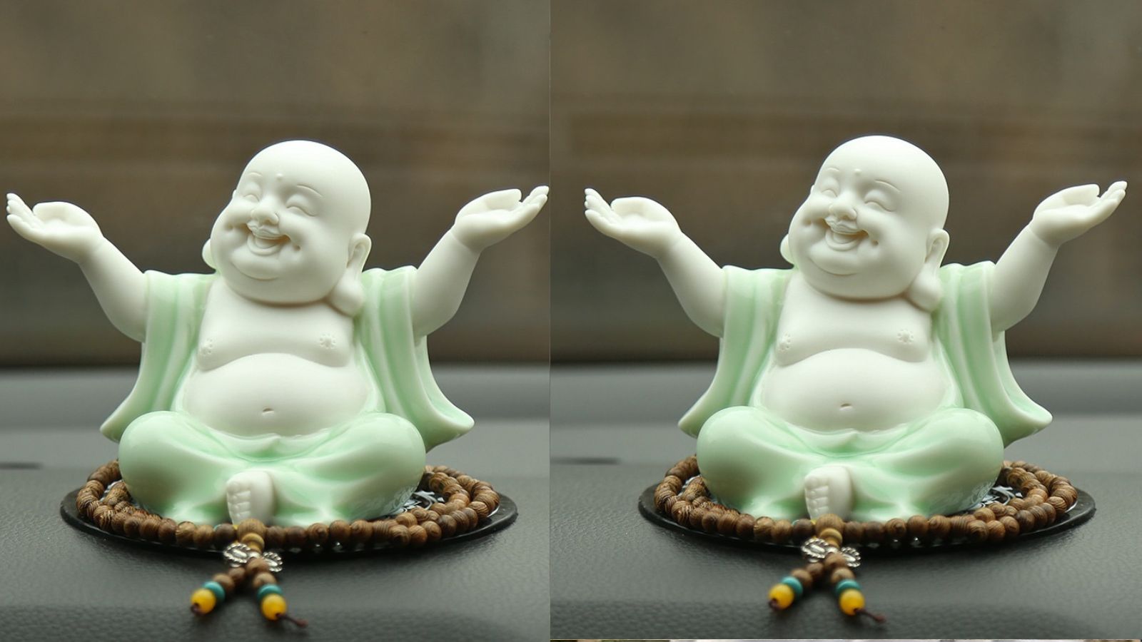Tượng Phật Di Lặc Bằng Đá Để Xe Ô Tô