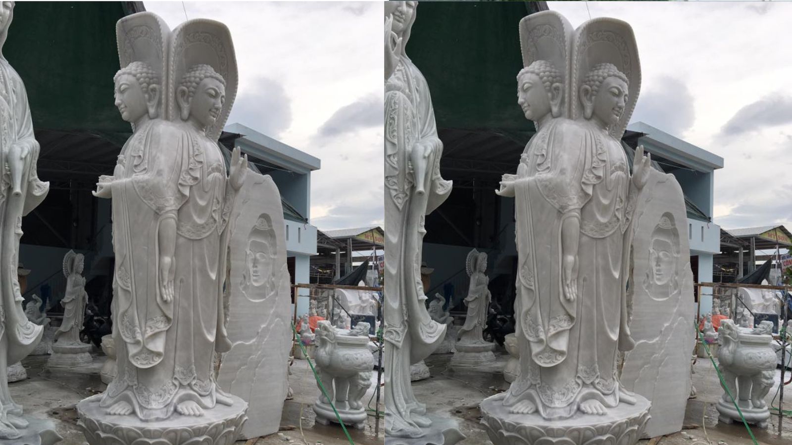 Tượng Phật Dược Sư bằng đá 