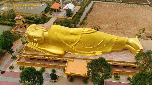 Tượng Phật Nhập Niết Bàn - Chùa Vàm Ray, Trà Vinh