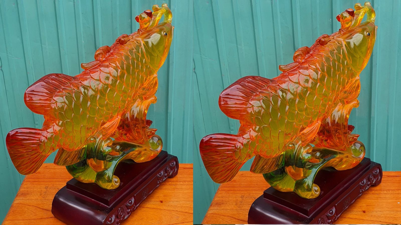 Tượng cá rồng bằng đá