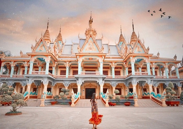 CHÙA SOM RONG SÓC TRĂNG - NGÔI CHÙA ĐẬM CHẤT KHMER
