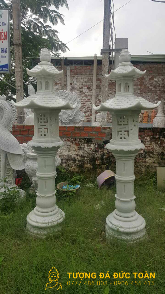 Đèn đá cẩm thạch đẹp nguyên khối Đà Nẵng