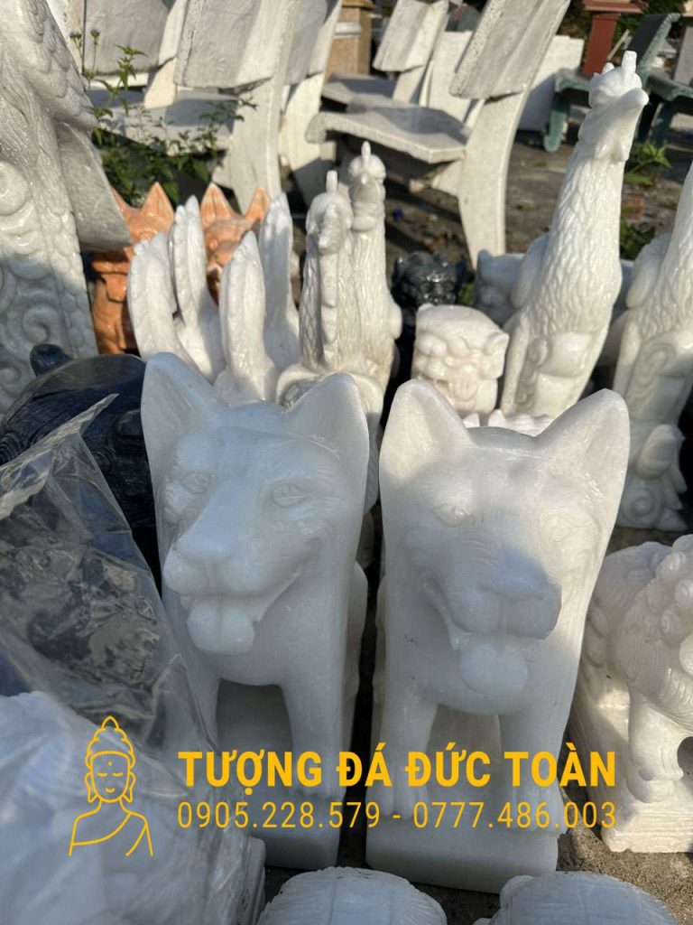 giá tượng chó đá