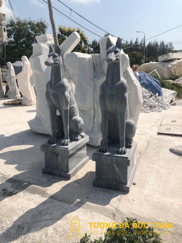 giá tượng chó đá