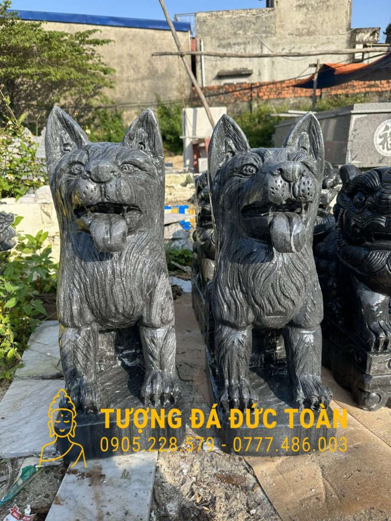 giá tượng chó đá