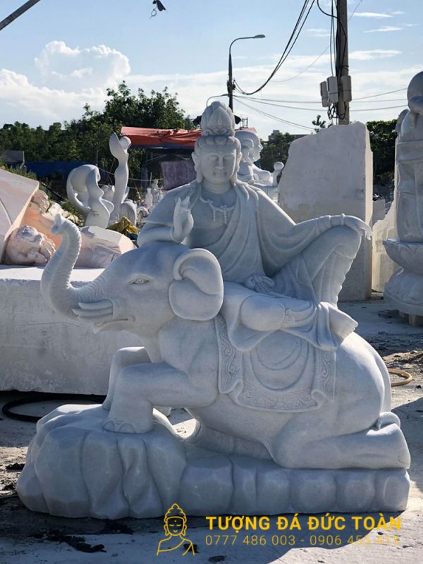 tượng Phật Phổ Hiền bằng đá 