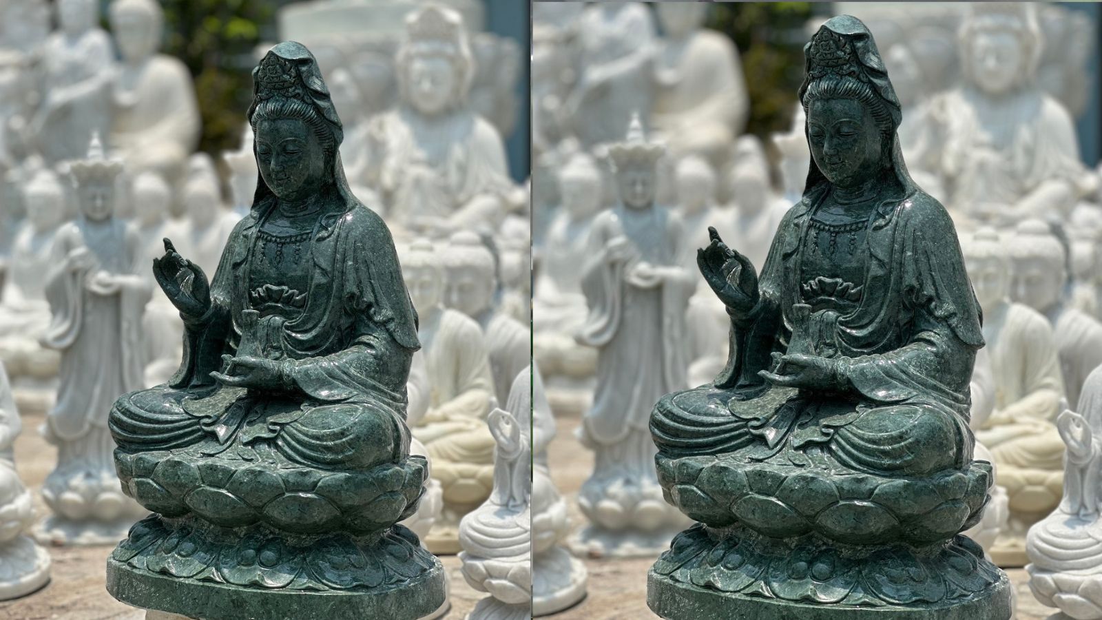 tượng Phật đá xanh