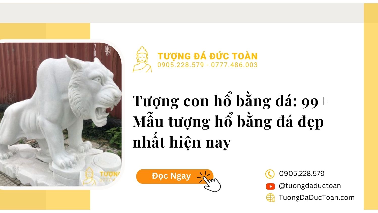 Tượng con hổ bằng đá: 99+ Mẫu tượng hổ bằng đá đẹp nhất hiện nay