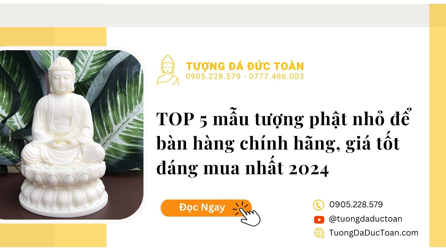 TOP 5 mẫu tượng phật nhỏ để bàn hàng chính hãng, giá tốt đáng mua nhất 2024