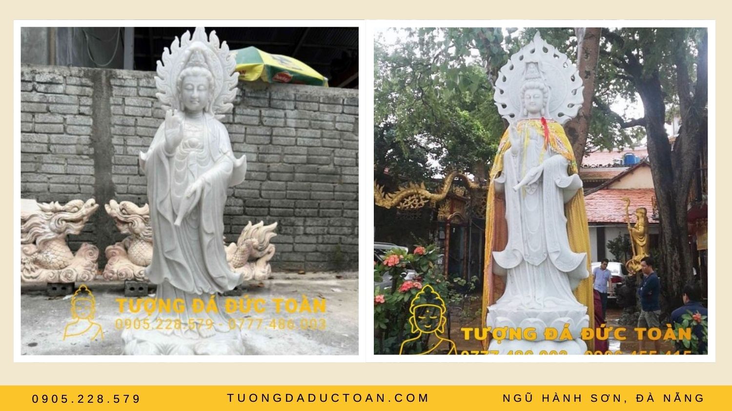 Tượng Quan Âm Bằng Đá