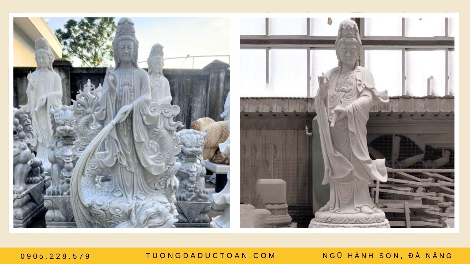 Tượng Quan Âm Bằng Đá