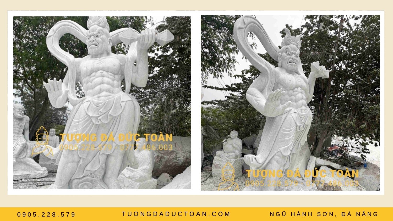 Tượng Hộ Pháp Kim Cang đẹp nhất