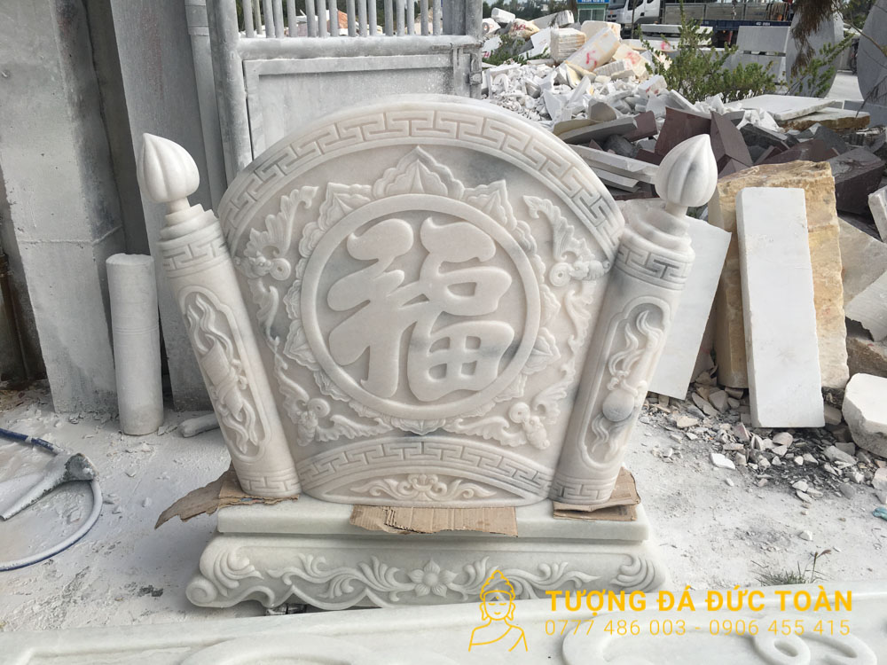 Cuốn Thư Đá Nguyên Khối Cẩm Thạch