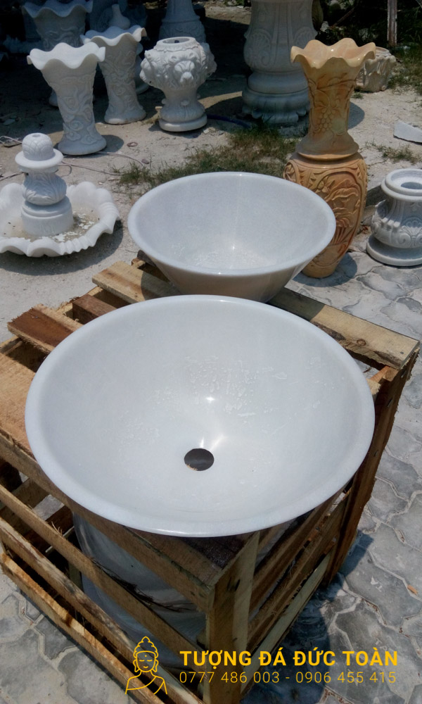 Lavabo Chậu Đá Tự Nhiên Đẹp Nguyên Khối – 02