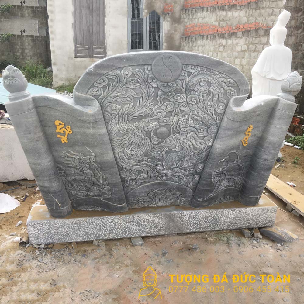 Chi tiết cuốn thư đá CT_04