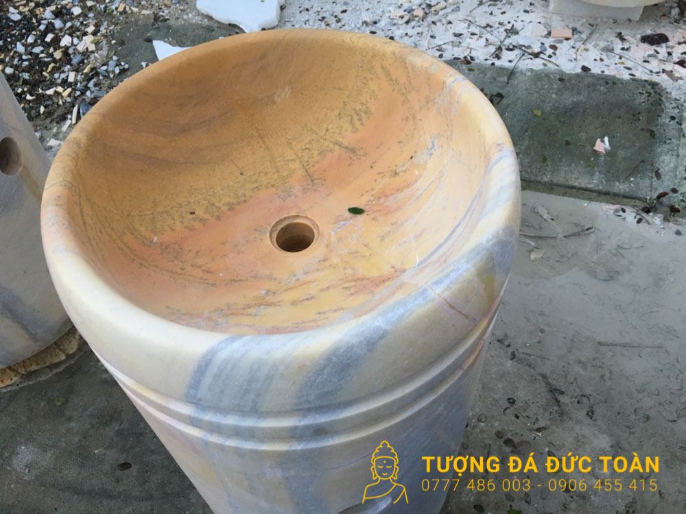 Lavabo Chậu Đá Tự Nhiên Đẹp Nguyên Khối – 05