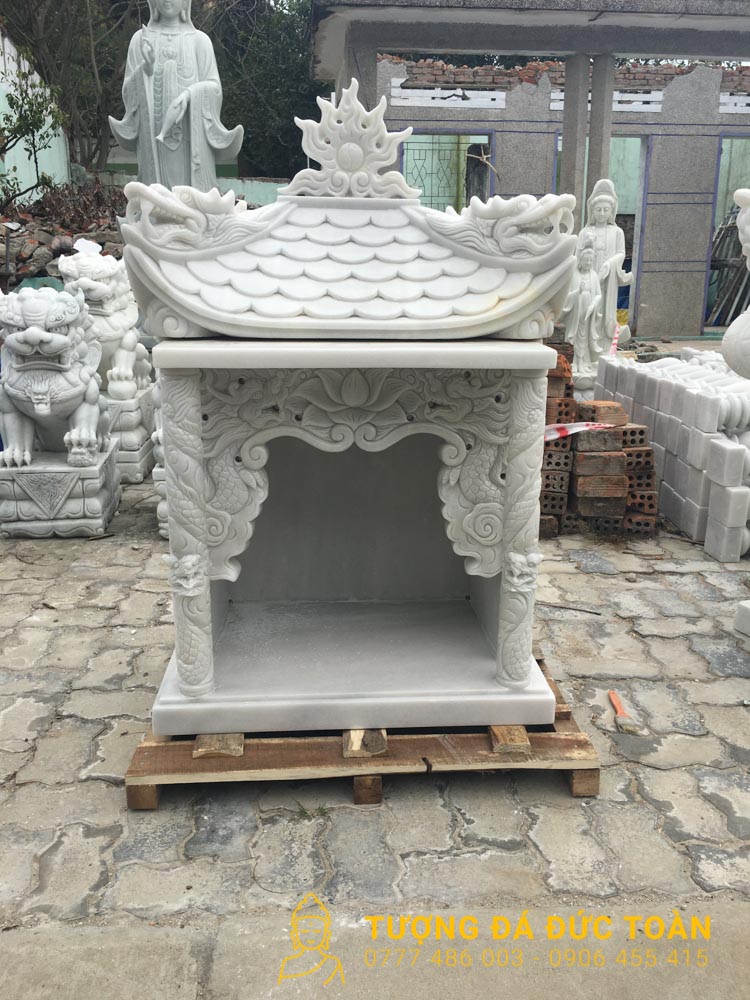 Cây Hương Đá Mỹ Nghệ Trắng Nguyên Khối