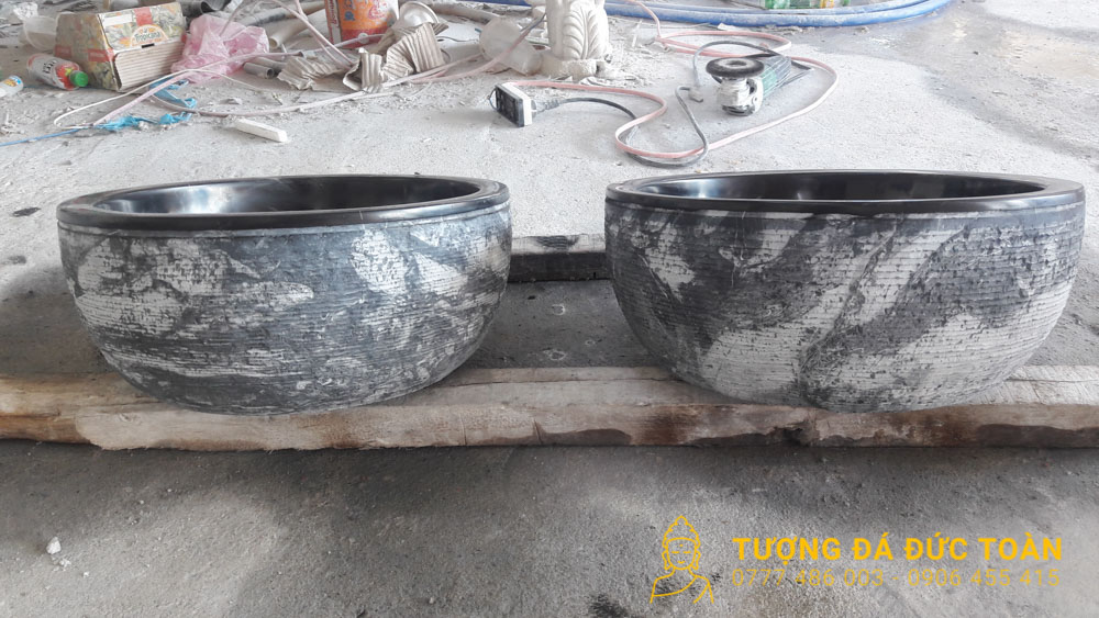 Lavabo Chậu Đá Tự Nhiên Đẹp Nguyên Khối – 09