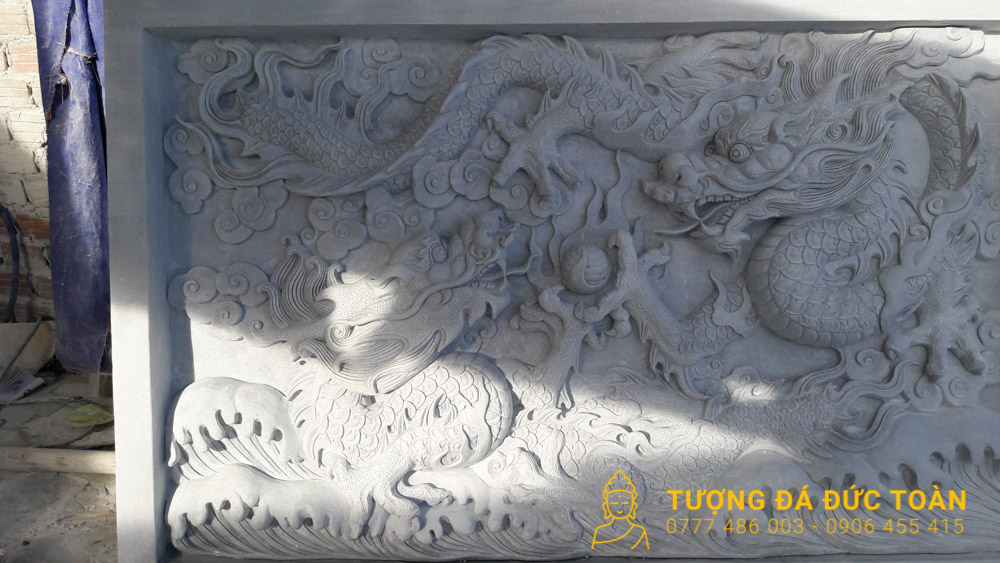 Phù Điêu Đá Ngọc Long Nguyên Khối