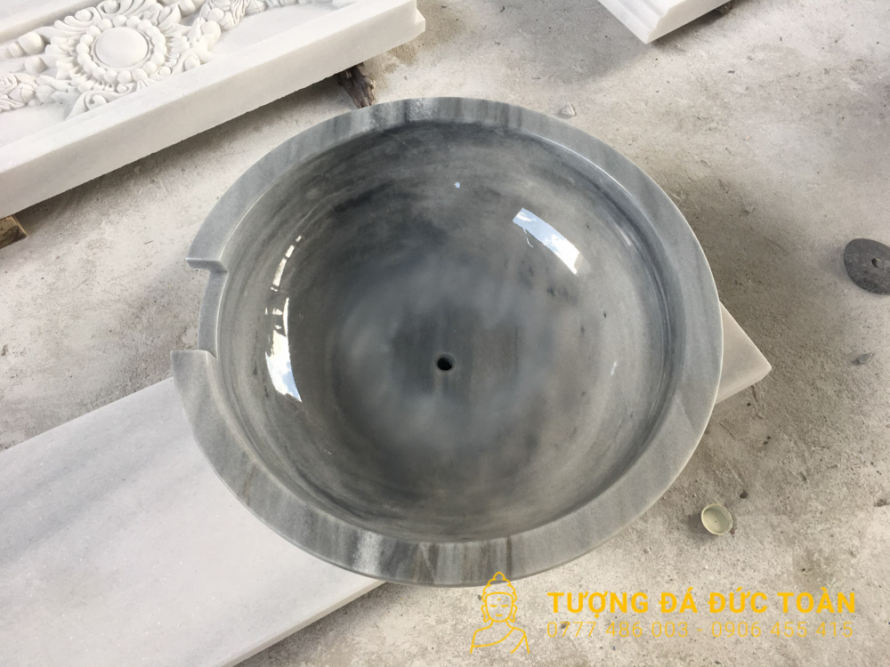 Lavabo Đá Tự Nhiên Đẹp Nguyên Khối
