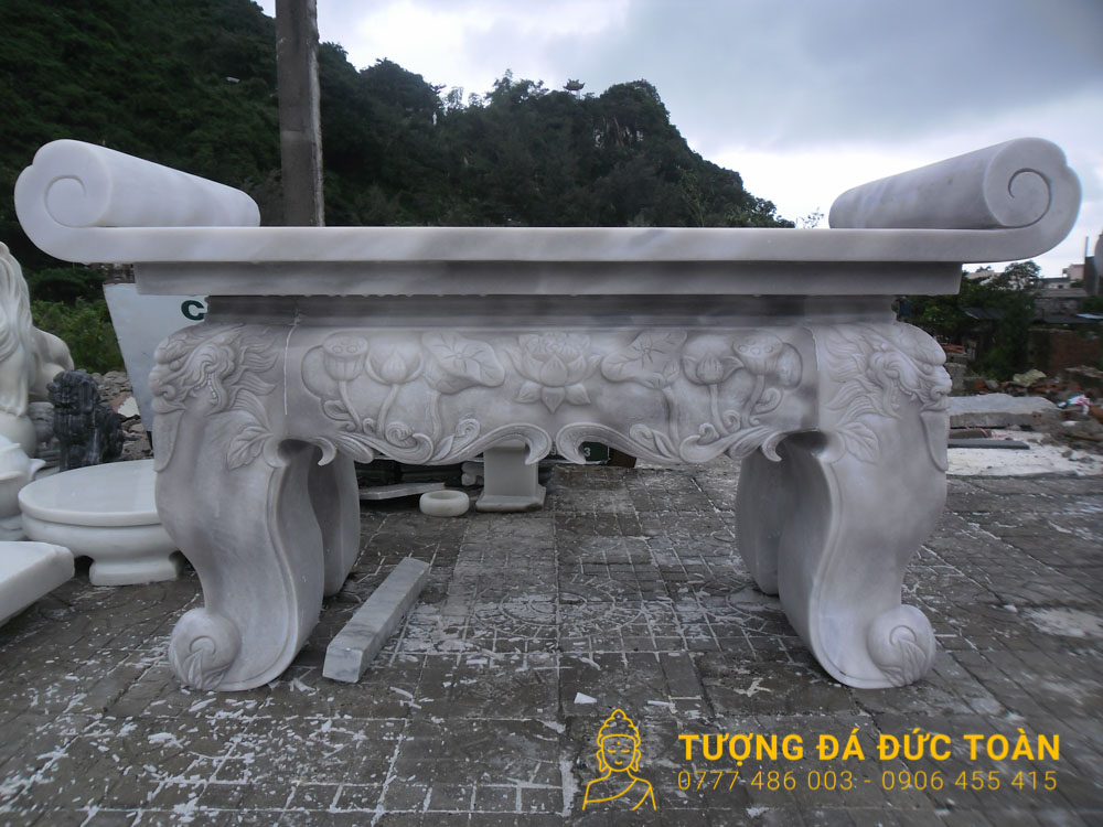 Bàn Thờ Đá Xám Đẹp Nguyên Khối Đà Nẵng