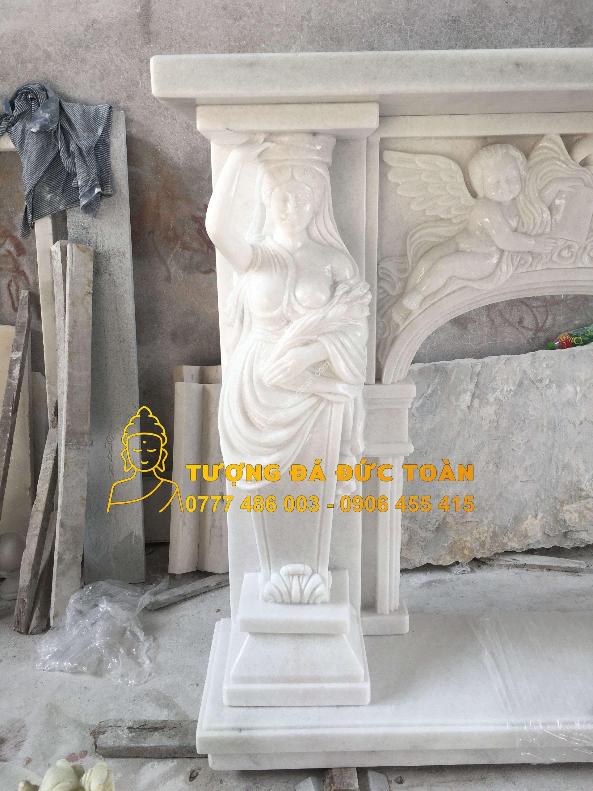 Chi tiết Lò Sưởi Đá Cẩm Thạch Thiên Thần Đà Nẵng mã LS_10