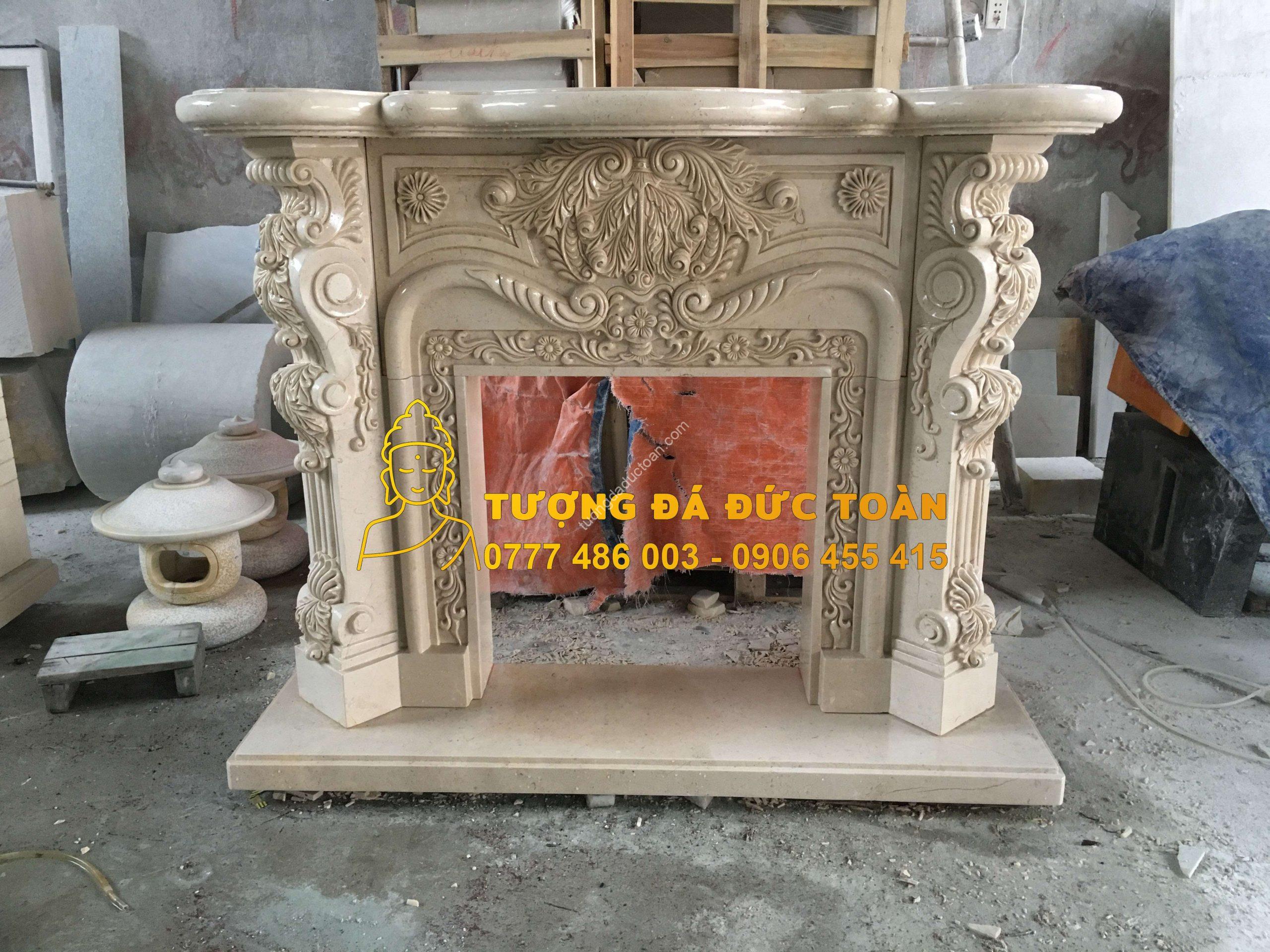 Lò Sưởi Đá Cẩm Thạch Phong Cách Châu Âu