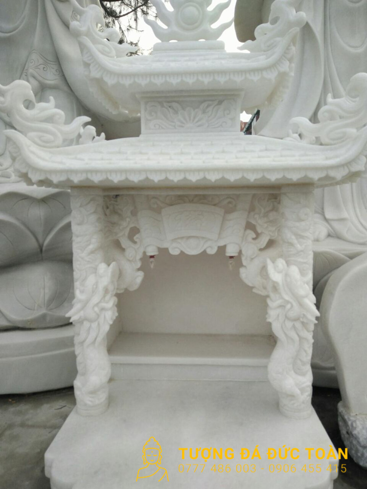Khóm Thờ Đá Cẩm Thạch Trắng Đà Nẵng